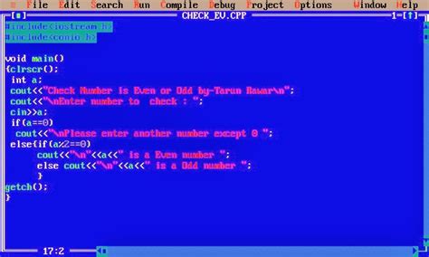 c++ even or odd number.